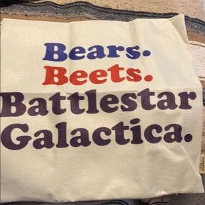 Bears. Beets. Battlestar Galactica. Pillow Case